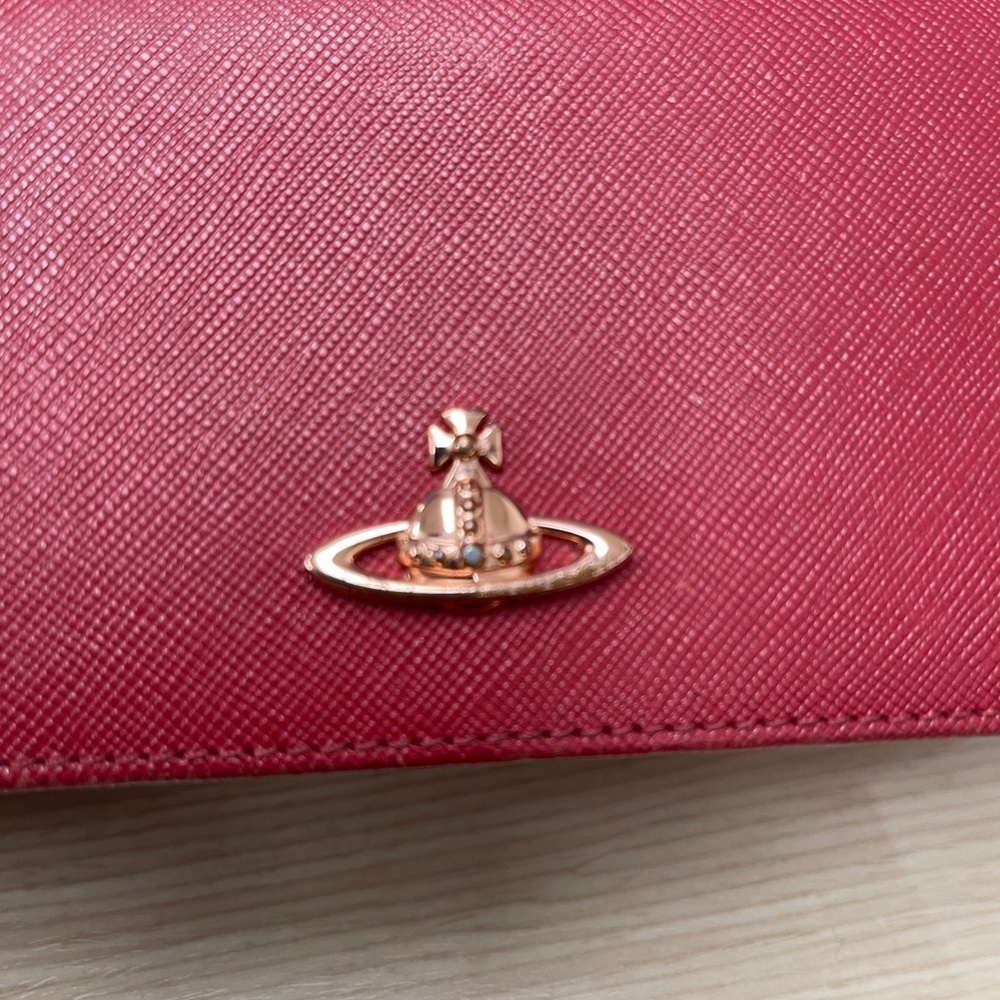 Vivienne Westwood Red & Rose Gold Women's Wallet - Picture 4 of 17